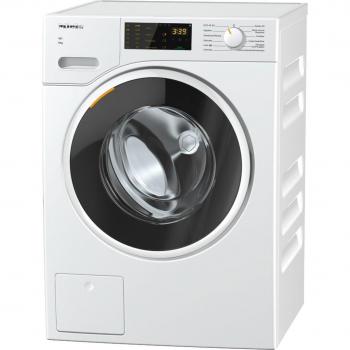 Lavadora Miele WWD020 WCS ELW de carga frontal con capacidad de 8 kg y velocidad de centrifugado de 1400 rpm, tecnología AddLoad, Autodosificación y CapDosing en color blanco
