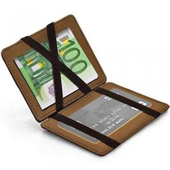 Billetera para Hombre Billetera Elegante de Cuero Genuino