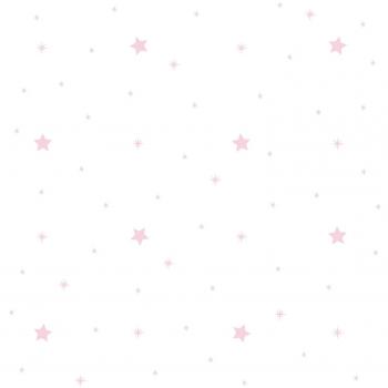 Dandino ST3028-2 Papel Pintado con Diseño Infantil Estrellas, Rosa, 60x18x18 cm