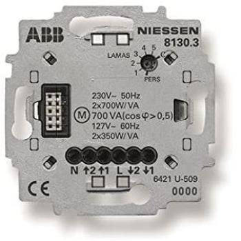 Interruptor para persianas Niessen 8130.3 - Interruptor persiana 230/127V 50/60Hz, wireless, compatible con sistemas eléctricos de 230V y 127V, frecuencia de operación de 50/