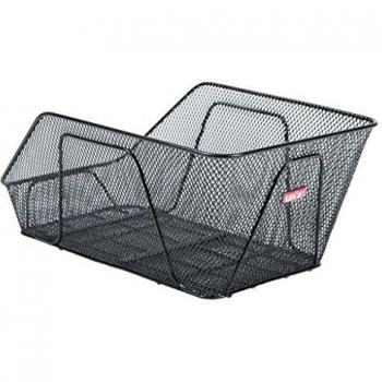 Remero Permanent Installation Rear Bike Basket for School Bags - Black, 37 x 25 x 19 cm