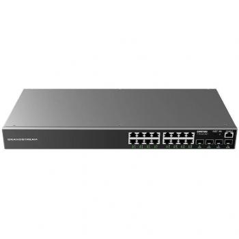 Grandstream GWN7802P - 16-Port PoE Managed Layer 2+ Switch with 4 SFP Slots and 240W Power