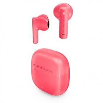 Energy Sistem StreetMusic TWS Coral - True Wireless Headphones (Recycled Plastic, 20 Hours Battery Life, Compact Design, 13mm Driver, Microphone, Voice Assistant)