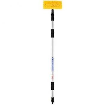 Prospec Electronics ProPlus 150684 - Cepillo con Mango telescópico para Lavado de Coche, Color Amarillo