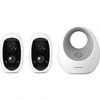 Pack de seguridad inalámbrica 1080p HD con batería y conexión inteligente