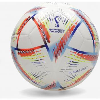 Adidas Al Rihla Training Balón de Fútbol Copa Mundial FIFA 2022 TPU Cosido a Máquina Cámara de Butilo ADH57798