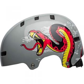 BELL Span Casco de Bicicleta, Unisex niños, Gris Oscuro/Rojo, Extra-Small