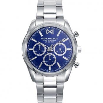 Mark Maddox - Reloj de hombre Marais con caja y brazalete de acero