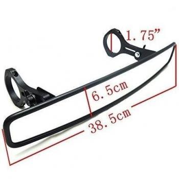 yuver (TM) amplia visión trasera espejo de carrera con 1,75 abrazadera para Polaris rzr800 1000 xp900 1000 S