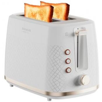 Tostadora Taurus Fusion Crunch 800W, 2 Ranuras Cortas, 7 Niveles de Tostado, Funciones: Cancelar, Recalentar, Descongelar, Autocentrado y Bandeja Rec
