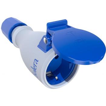 Base de Enchufe 707TKB 16A 250V con Tapa Bipolar