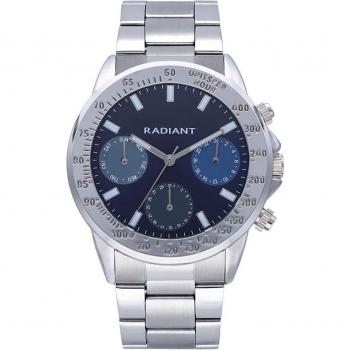 Radiant - Reloj de hombre Rope RA604702 de acero y correa plateada/gris
