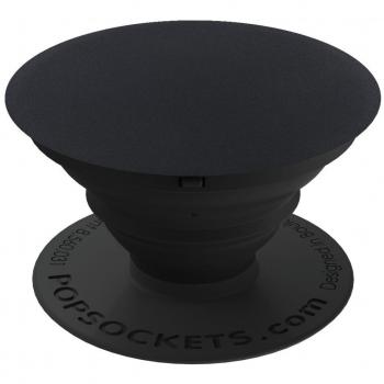 PopSockets Black Aluminum Negro - Accesorio para dispositivos portátil