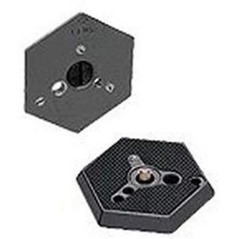 Manfrotto 130-38 Assy Plate for 029 & 136, 3/8 tripode Gris - Trípode