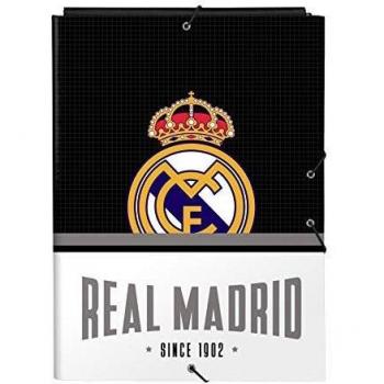 Carpeta Folio con 3 Solapas de Real Madrid, 260x365mm