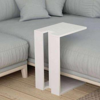 Mesa Auxiliar Tesauro Blanco 30x57x40CM Comedor