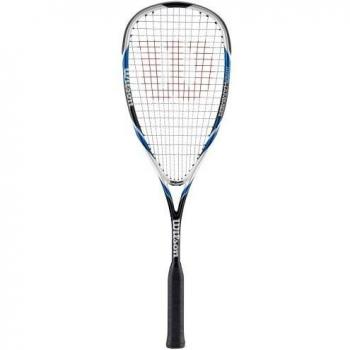 Wilson Hyper Hammer 120 PH - Raqueta de Squash, Unisex, Azul / Blanco, 27 Inch
