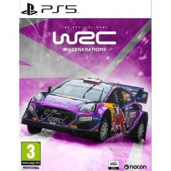 WRC Generations - Juego para Consola Sony PlayStation 5 PS5, incluye gráficos mejorados, modos de juego multijugador y un extenso contenido de rally con vehículos y pistas oficiales