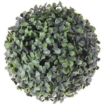 Planta Decorativa Artificial Boj Bola Verde 20 x 20 x 20 cm - Originalidad para Tu Hogar