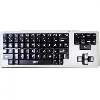 Visually, Teclado QWERTY UK Sin Ñ, Teclas Grandes