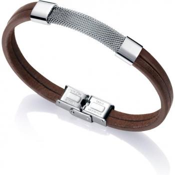 Pulsera Viceroy Magnum 6451P01011 de piel y acero
