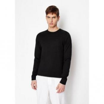Jersey Suave negro Armani Exchange para hombre