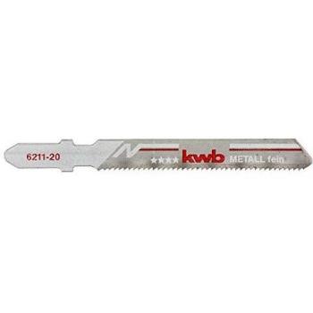 KWB 49621120 Pack de 2 Hojas Sierra calar Corte Fino ALU/Metal