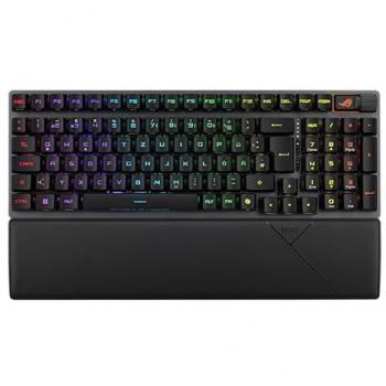 Teclado Gaming ASUS ROG Strix Scope II RX - 96% - Inalámbrico - Retroiluminado - 2.4 GHz, Bluetooth 5.1, USB