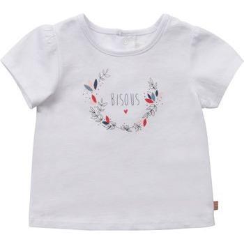 Camiseta Infantil Blanca Carrément Beau Y95270-10B para Niña