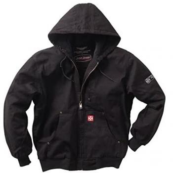 Chaqueta de Trabajo de Lona Resistente West Coast Choppers Negra