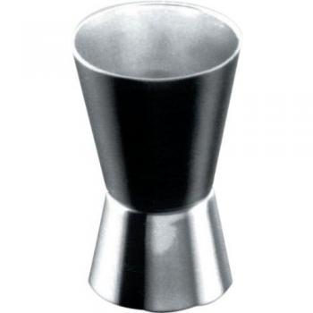 Medidor de Cócteles Alessi L 865 - Jigger de Acero Inoxidable, 4 cl, Diseño Elegante
