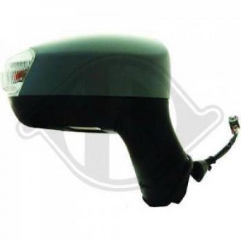 Espejo retrovisor DIEDERICHS 1470324 con diseño específico para vehículos, ajuste manual, cristal convexo para mayor visibilidad y marco resistente