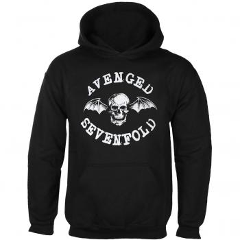 Avenged Sevenfold Men's Logo Hoodie - Black - ROCK OFF XL