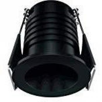Empotrable Redondo LED 3,5W 30° 2700K 170LM IP65 Negro