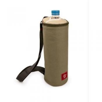 IRIS Portabotellas Bottle Bag Enjoy Life, Poliéster, Arena, 10 cm