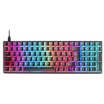 Teclado Mecánico Compacto RGB Mars Gaming MKULTRA Negro 96% Switch Azul Portugués