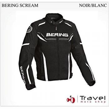 Chaqueta Bering - Scream - XXXL - negro/blanco/rojo - negro