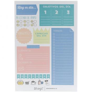 Mr. Wonderful WOA00925 - Bloc de tareas para tu día a día
