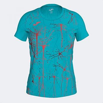 Camiseta de Manga Corta Mujer Joma Elite IX Turquesa