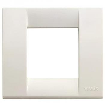 Set de Placas Vimar Idea Blanco para 1-2 Asientos y Cajas Redondas