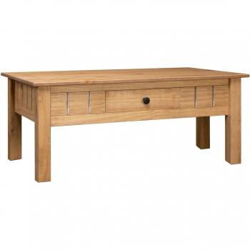 vidaXL Coffee Table 100x60x45 cm Solid Pine Wood Panama Range