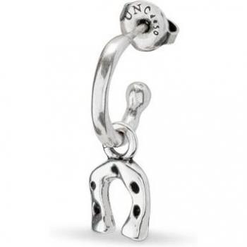 UNO de 50 Silver Plated Horseshoe Piercing Charm