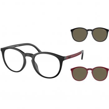 Gafas de Vista Polo Ralph Lauren PH4183U con Clip-On 5944/3 para Hombre Negras 52mm - Bloqueo de Luz Azul Disponible