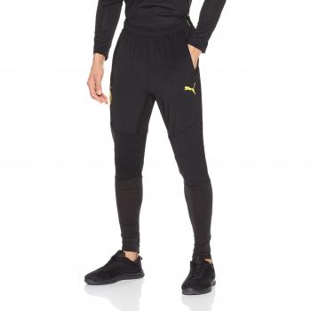 PUMA Bvb Training Tapered Pantalones, Hombre, Negro