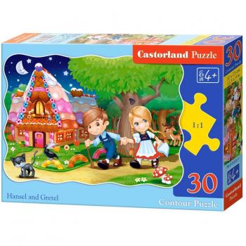 Rompecabezas Castorland Hansel y Gretel - 30 piezas