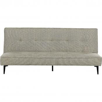 Sofá Cama Convertible Moderno Verde Claro 3 Plazas Sin Reposabrazos con Respaldo Abotonado Essvik