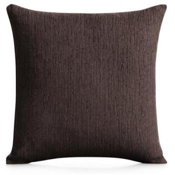 Funda de Cojín Cuadrada Mid 45x45 cm Marrón Sin Relleno