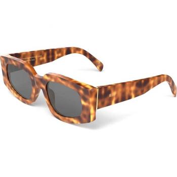 Retrosuperfuture Tetra Sunglasses Unisex Round Havana, Brown, Size: 53 MM