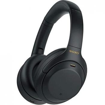 Sony WH-1000XM4 Noise Cancelling Wireless Headphones - 30 hours battery life - Over Ear style - Optimised for Alexa and the Google Assistant - with built-in mic for phone calls - Black