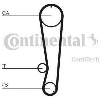 Correa de distribución CONTINENTAL CT569 - Dentada, Compatible con SUZUKI SWIFT 2